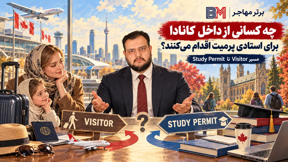 شرایط درخواست استادی پرمیت از داخل کانادا برای دارندگان ویزای توریستی