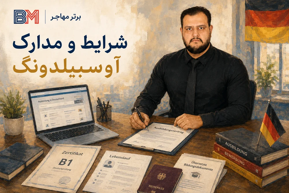 مدارک و شرایط لازم برای دریافت پذیرش آوسبیلدونگ آلمان