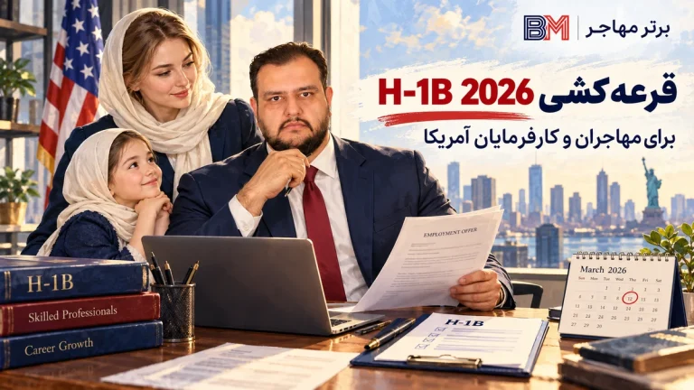 قرعه کشی ویزای H-1B 2026؛ تاریخ ها، نتایج و قوانین جدید برای مهاجران و کارفرمایان