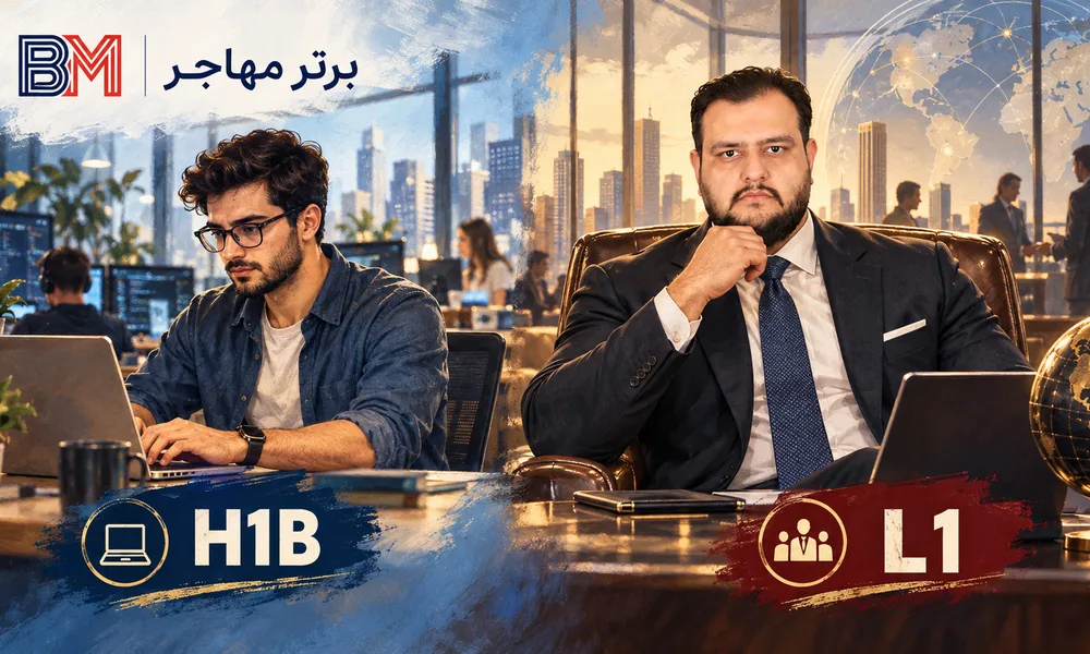 مقایسه ویزای L1 و H1B آمریکا برای انتخاب مسیر کاری مناسب