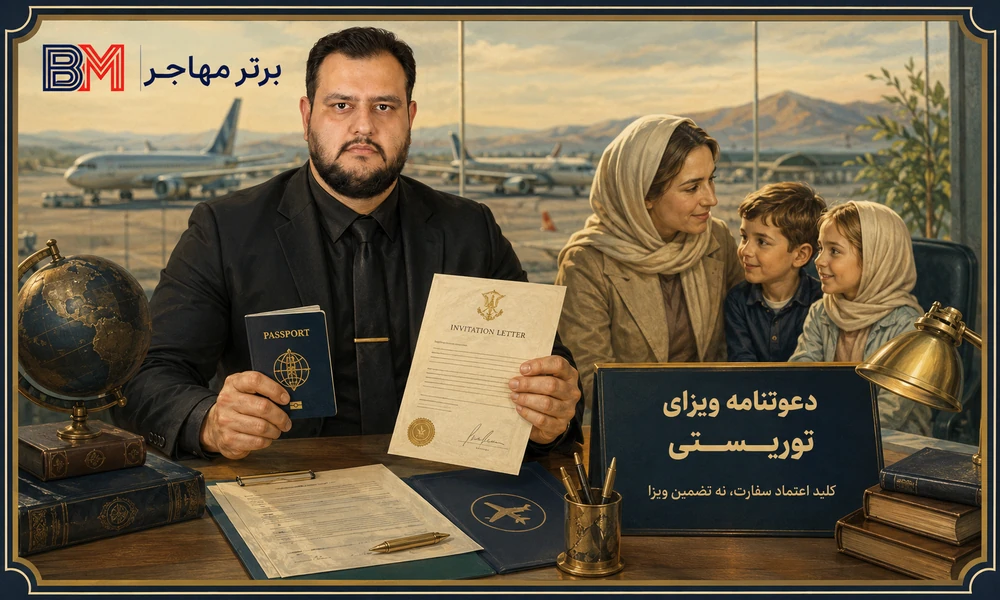 اطلاعات لازم در دعوتنامه معتبر ویزای توریستی