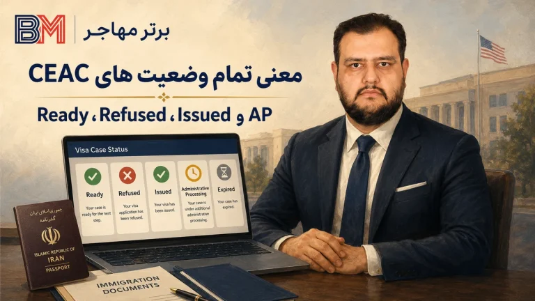 معنی وضعیت های CEAC چیست؟ از Ready تا Refused و Issued