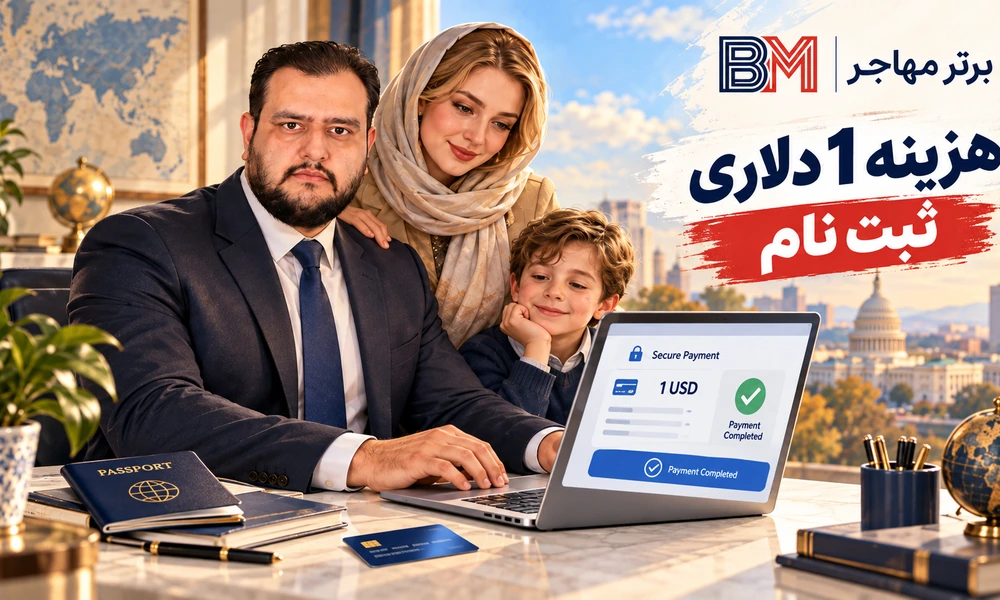 پرداخت هزینه رسمی یک دلار در فرایند ثبت نام لاتاری DS-5501