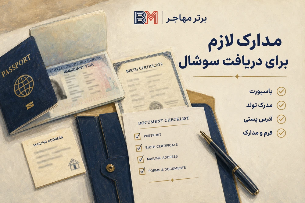 مدارک لازم برای دریافت شماره سوشال برندگان لاتاری
