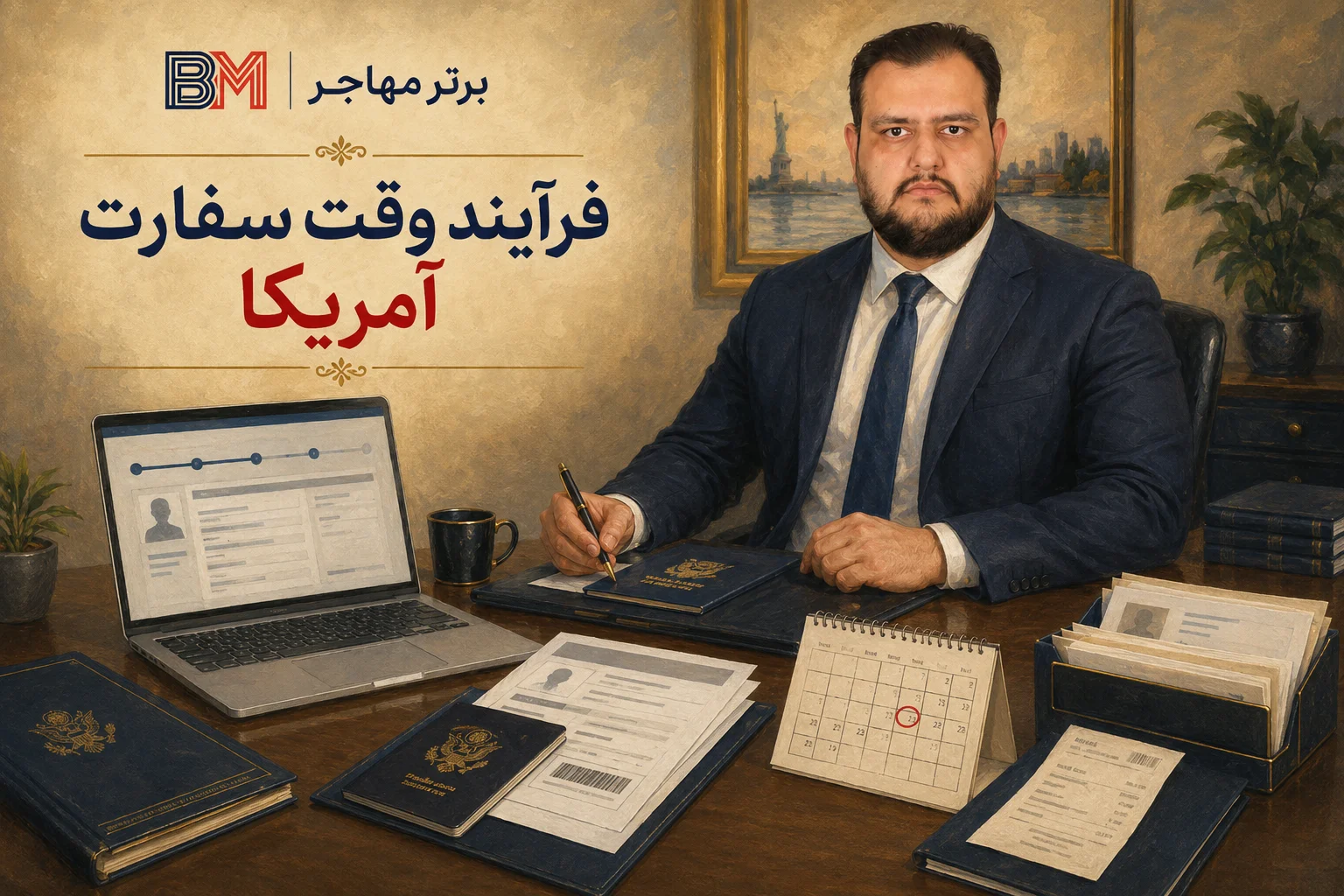 مراحل گرفتن وقت سفارت آمریکا در استانبول و تکمیل فرم DS-160