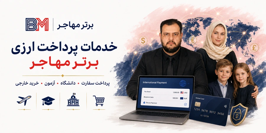 خدمات پرداخت ارزی و افتتاح حساب بانکی بین المللی برترمهاجر