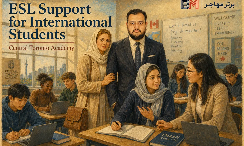 دانش آموزان بین المللی Central Toronto Academy در کلاس ESL