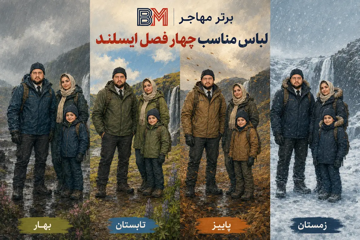 لباس مناسب ایسلند در بهار تابستان پاییز و زمستان