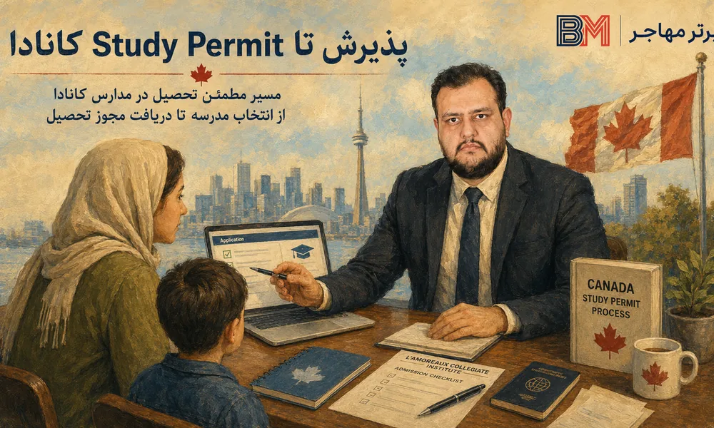 مراحل پذیرش دبیرستان L'Amoreaux و دریافت استادی پرمیت کانادا