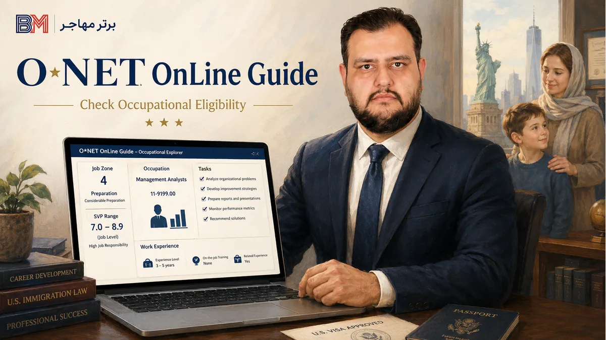 آموزش کار با سایت O*NET OnLine برای بررسی امتیاز شغلی