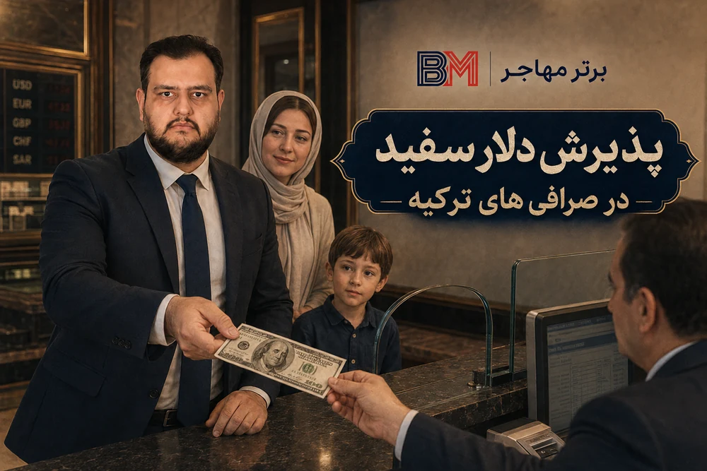 پذیرش دلار سفید در بانک ها و صرافی های ترکیه