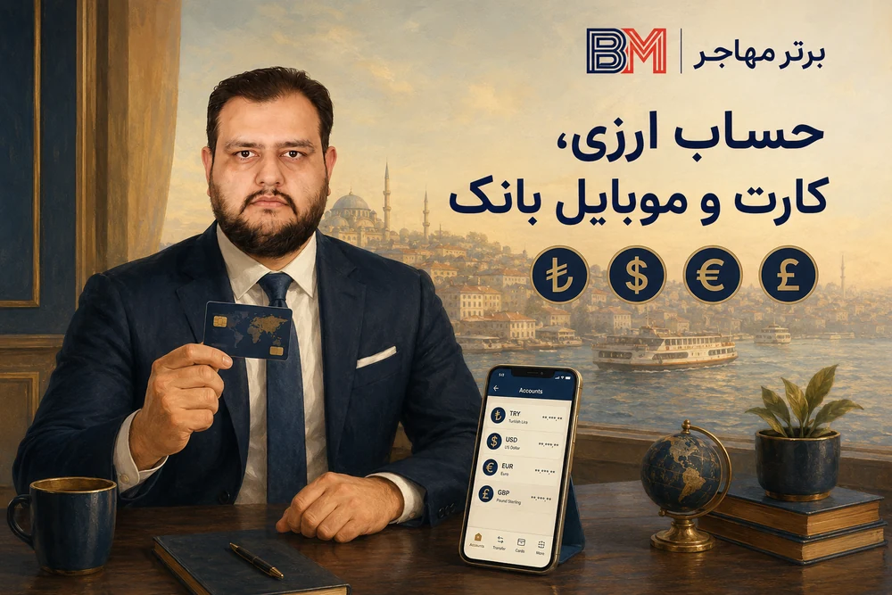حساب ارزی و کارت بانکی ترکیه برای ایرانیان