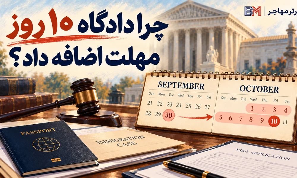 تقویم مهلت ۱۰ روزه دادگاه برای ادامه رسیدگی به پرونده های DV-2026